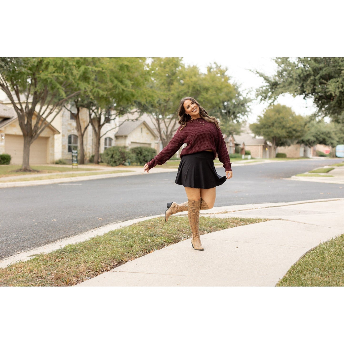 Ready to Ship | The Brielle Black Skort