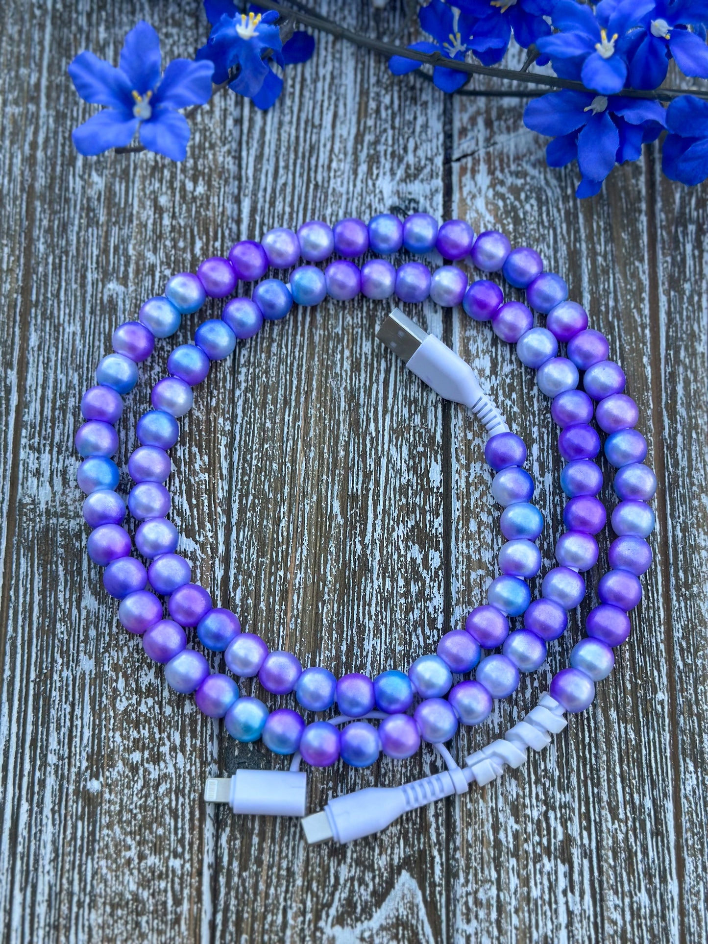 Candy "Shiny Purple-Blue Pearl" 2 in 1 Charger