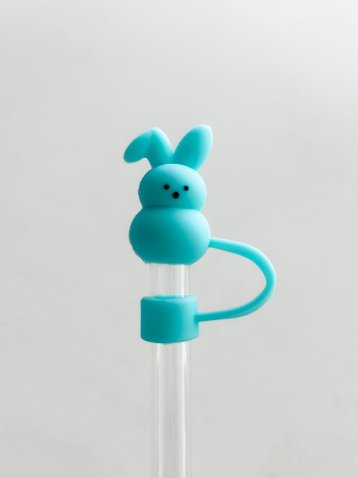 Straw Cover 10MM "Blue Bunny"