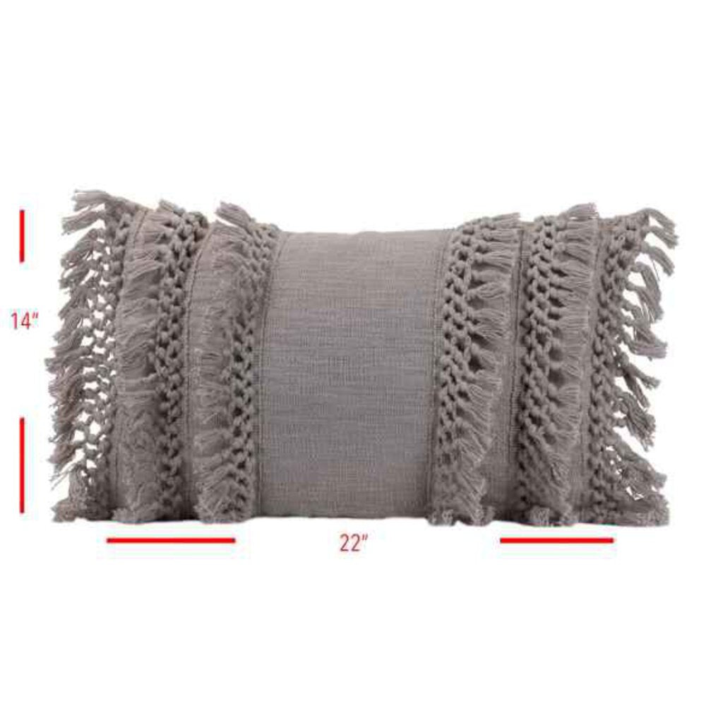 HAND WOVEN GRACE PILLOW 14 x 22