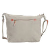 Flower Pattern Recycled Rug With Cowhide Crossbody