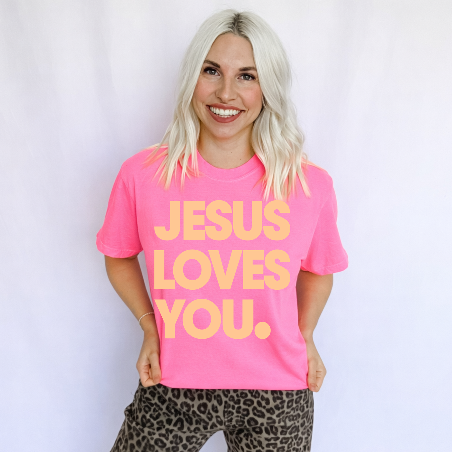 Jesus Loves You. Graphic Tee