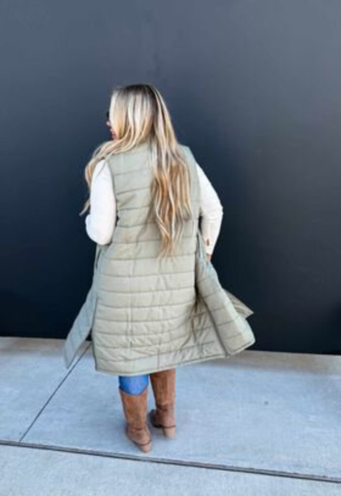 Long Puffer Vest