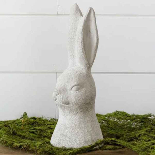Cement Rabbit Bust