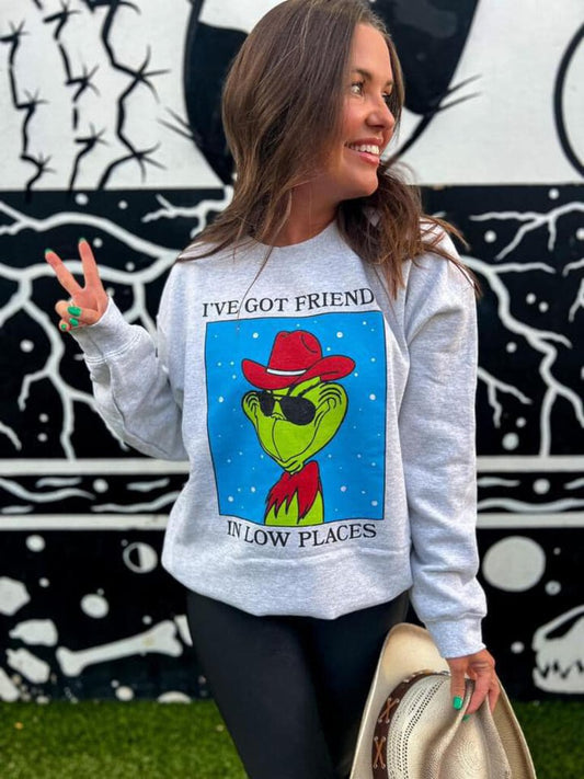 Low Places Grinch Sweatshirt