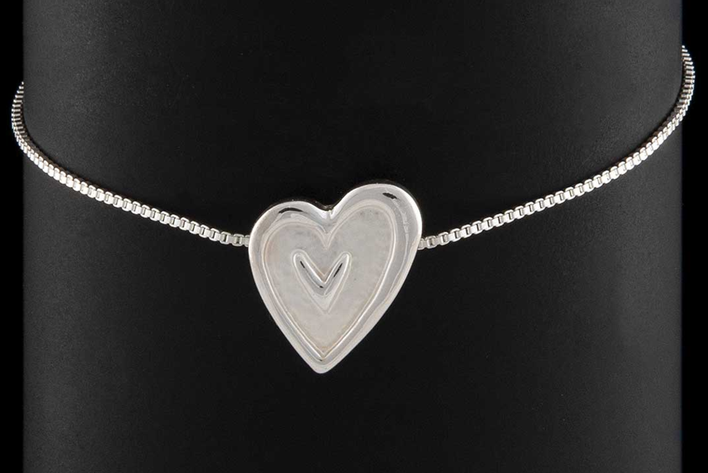 2Tone Heart Bracelet