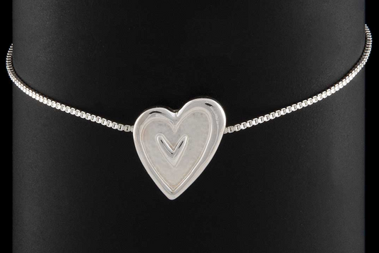 2Tone Heart Bracelet