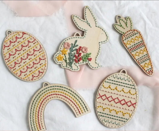 DIY Set of 5 Easter Ornament Kit