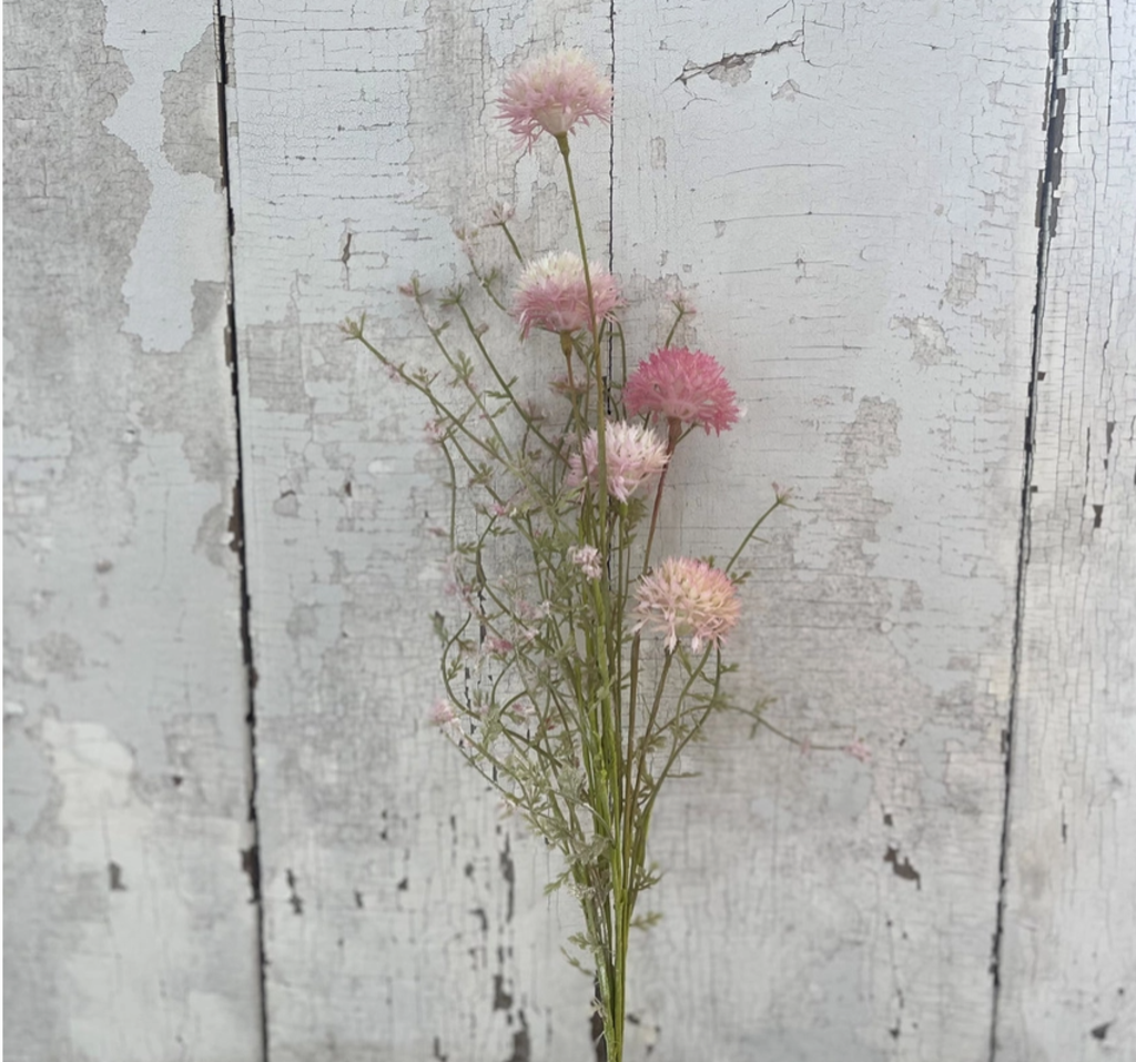 24in Thistle Wildflower Spray
