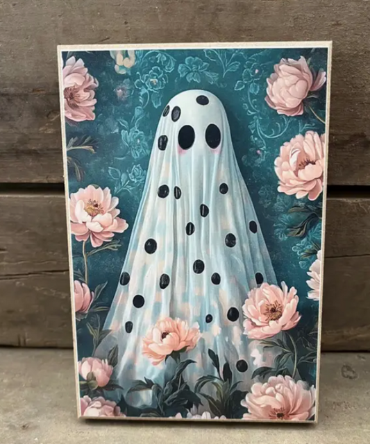 Polka Dot Ghost Block