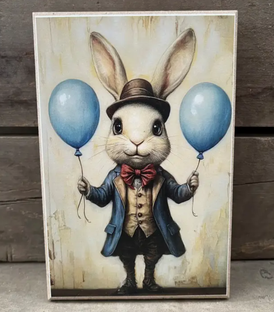 Blue Bunny Balloon