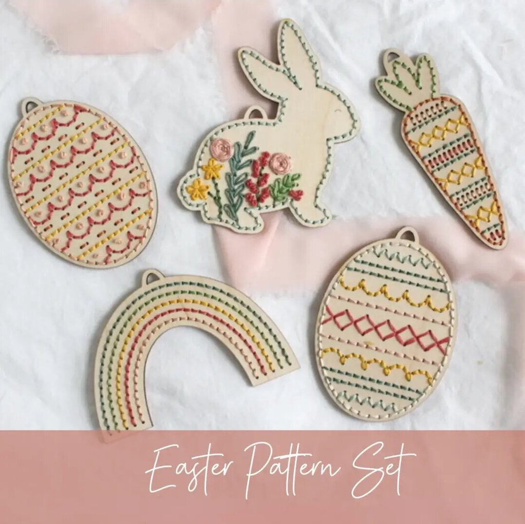 DIY Set of 5 Easter Ornament Kit