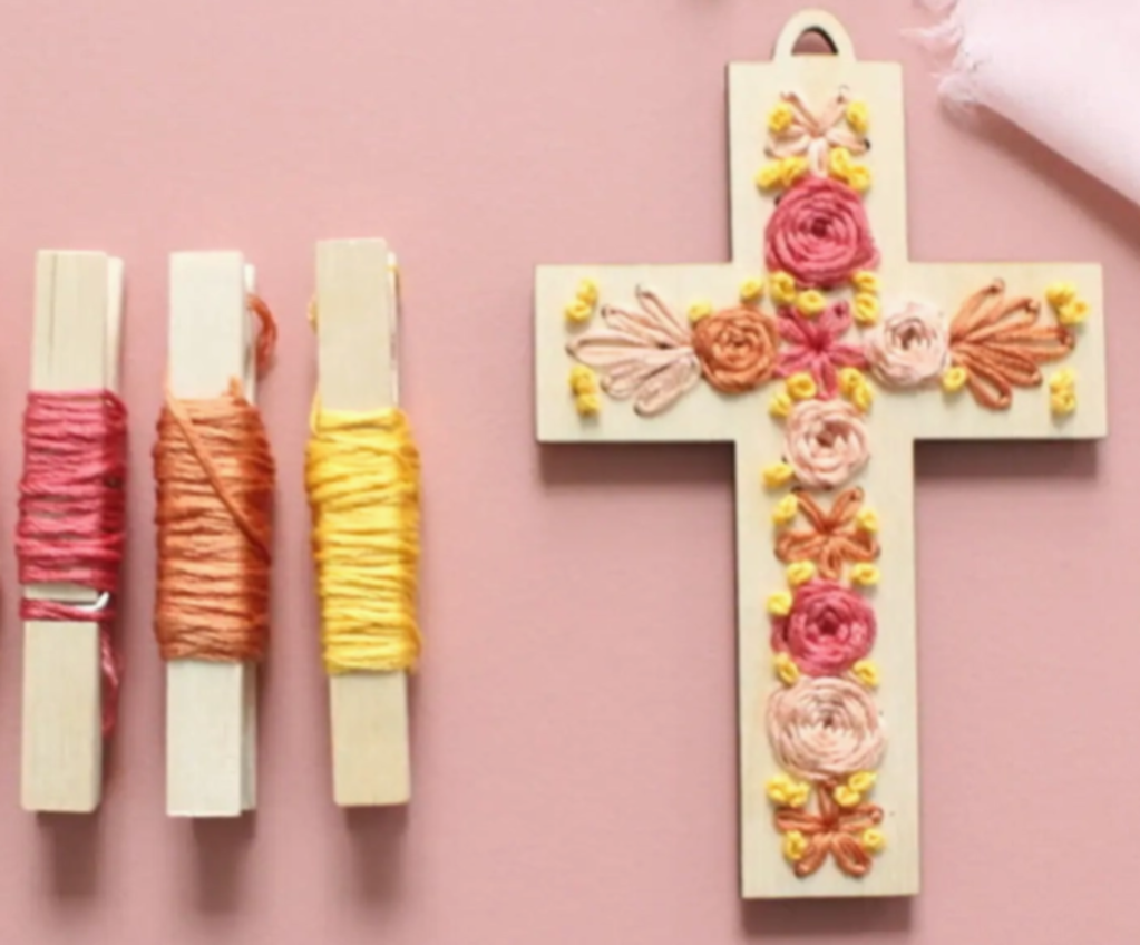 DIY Floral Cross Kit