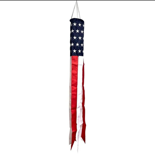 USA Embroidered Windstock