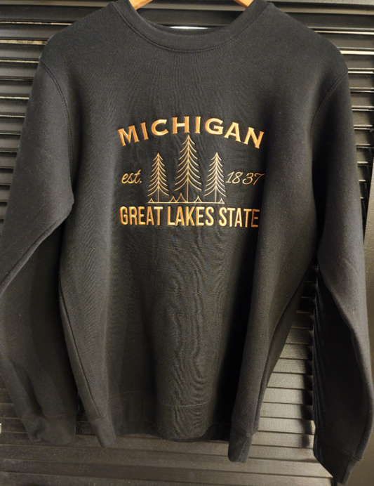 Michigan Pines Crewneck