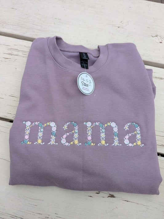 Mama Floral Crewneck