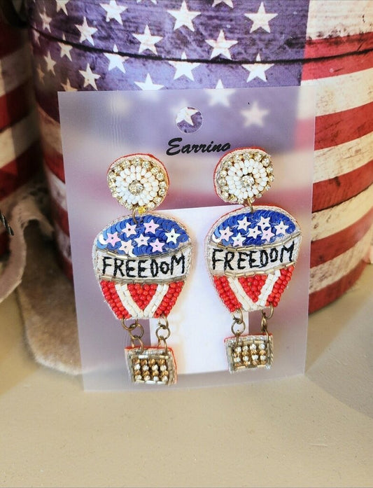 RWB Balloon Seed Earrings