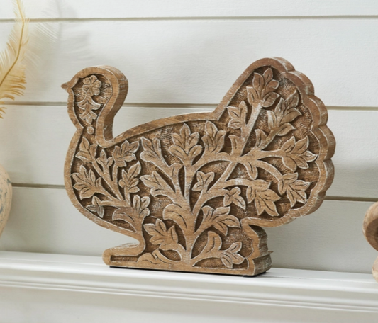 Harvest Wooden Turkey