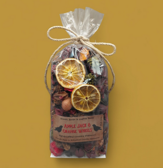 Apple Jack & Orange Wheels Handcrafted Country Potpourri