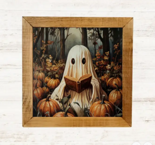 Ghost Reading Framed