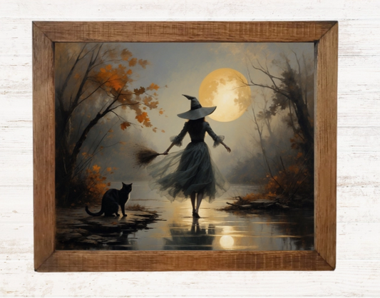 Whimsical Witch 9x12