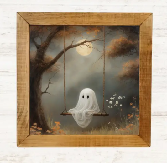 Ghost Swinging Framed 7x7