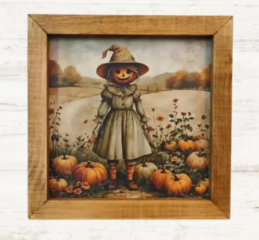 Ms. Pumpkin Head 7 x 7