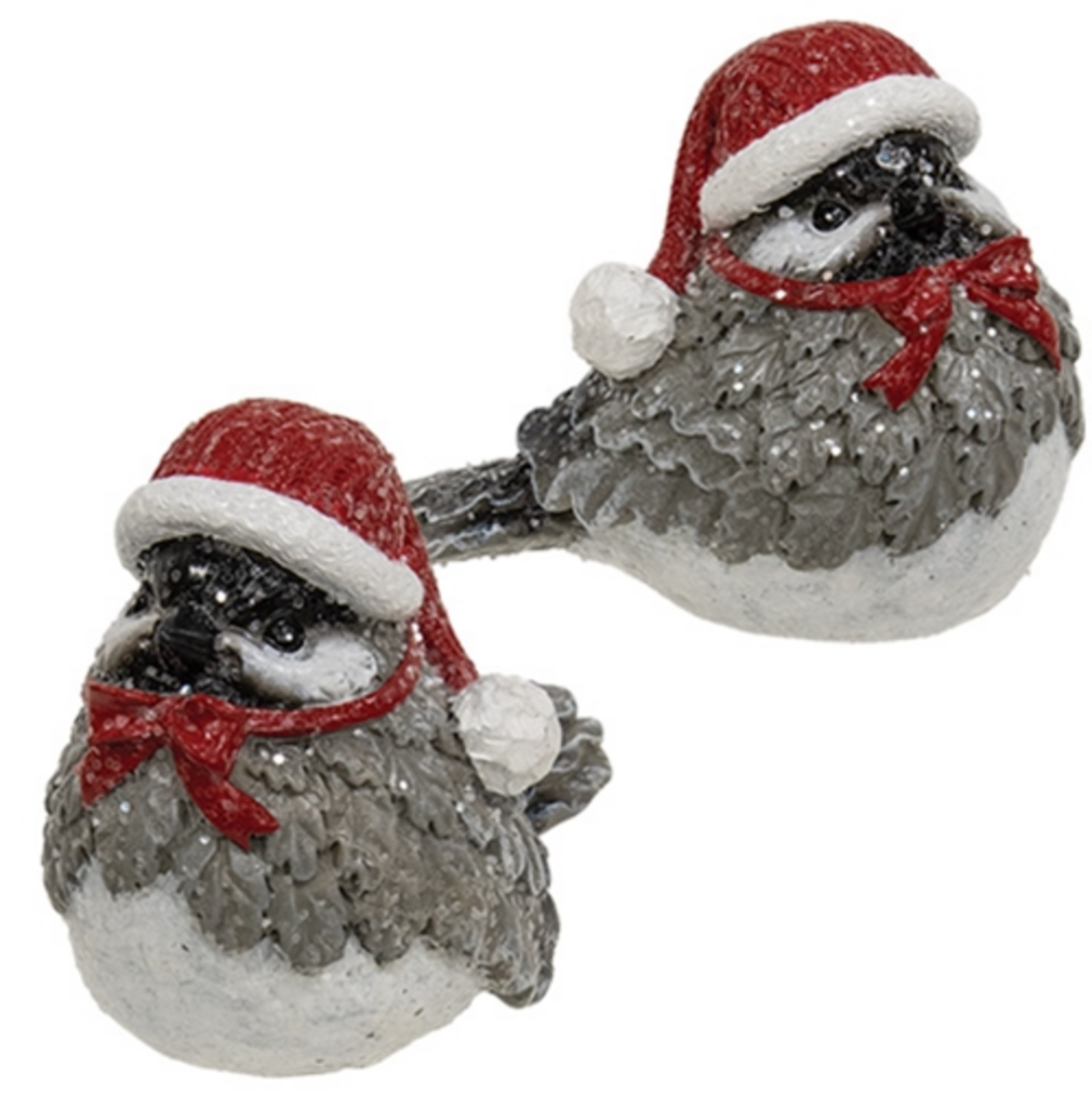 Winter Hat Glitter Bird