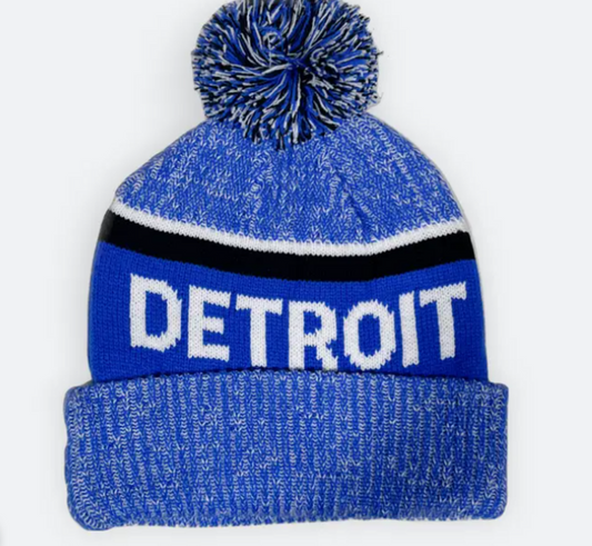 Detroit Blue Beanie