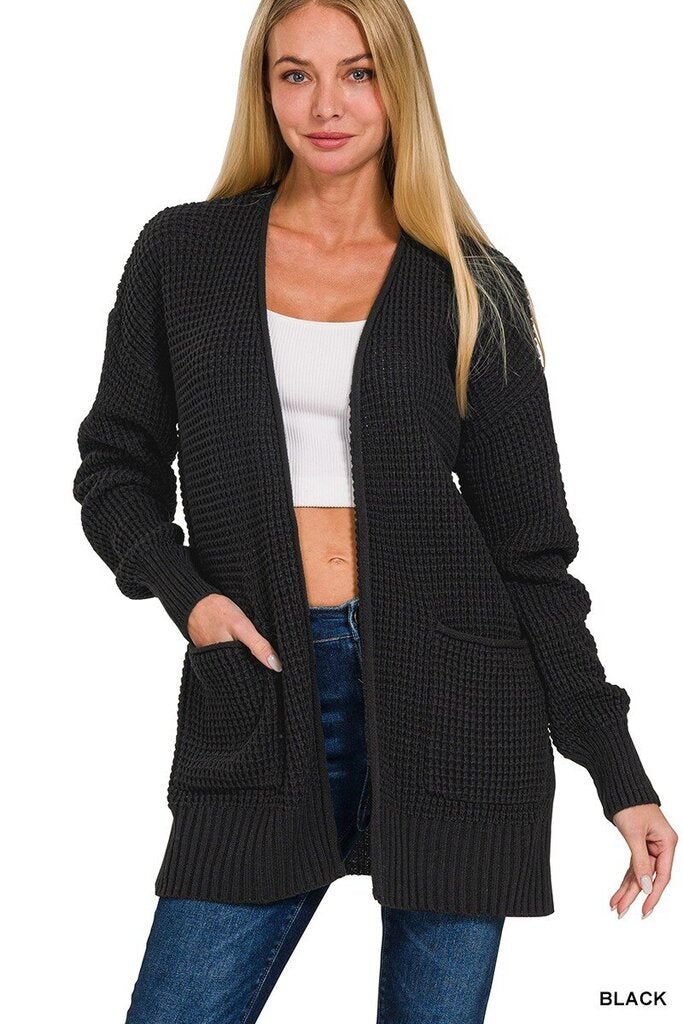 Waffle Cardi