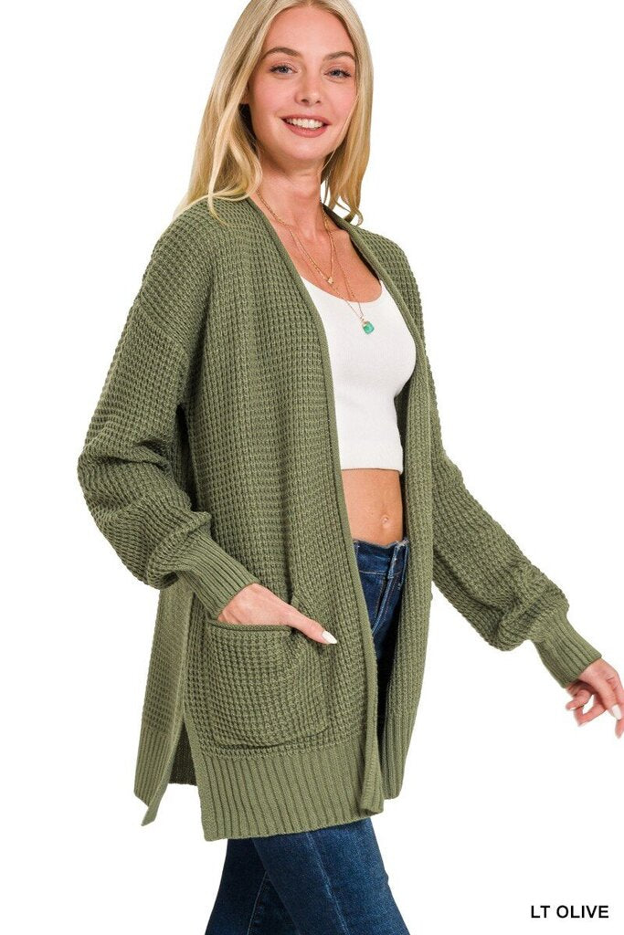 Waffle Cardi