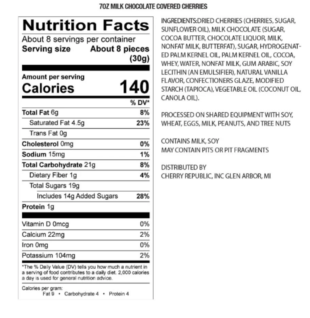 Milk Chocolate Cherry