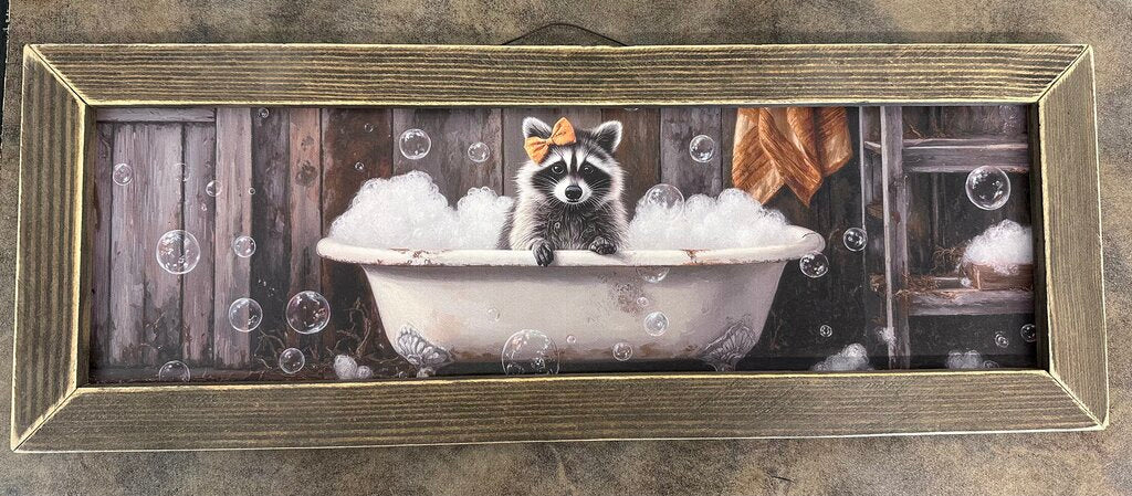 Sweet Racoon Bath