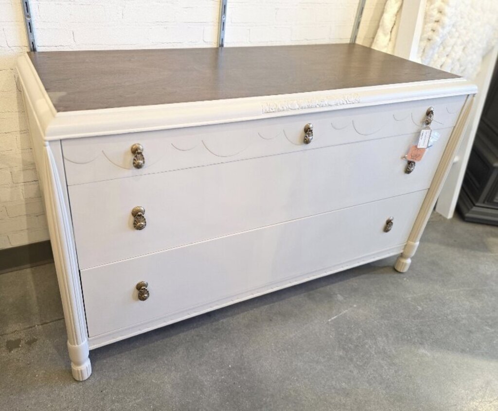 Cream colored dresser/ Buffet