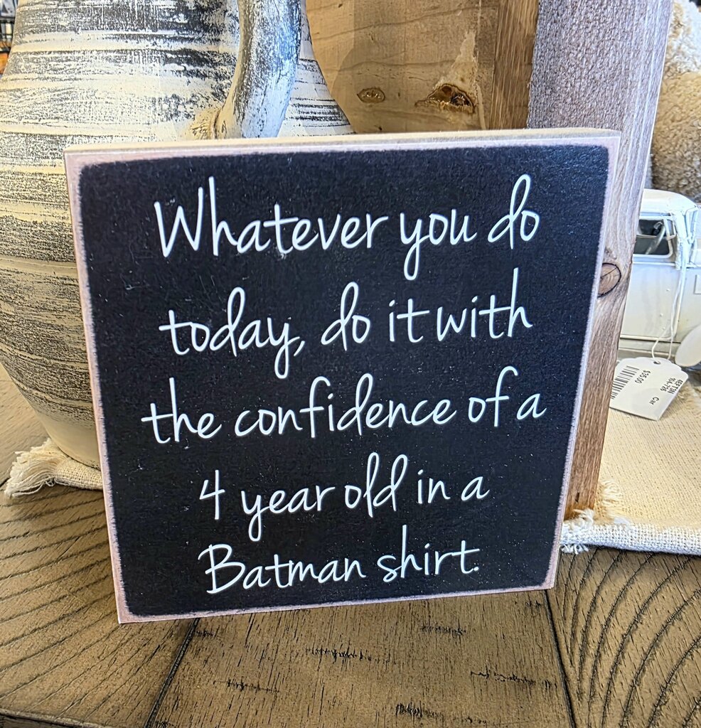 Confidence of a 4 year old