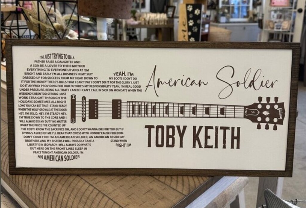 Song Lyric Signs