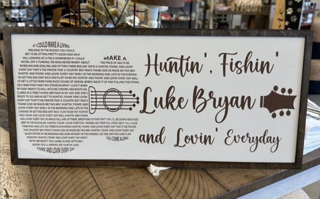 Song Lyric Signs