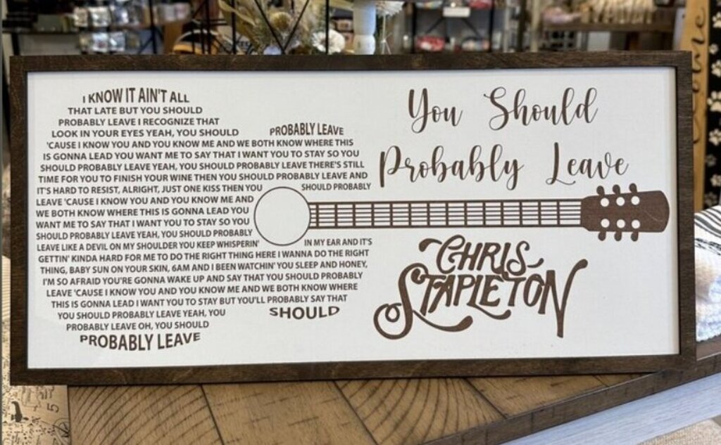 Song Lyric Signs