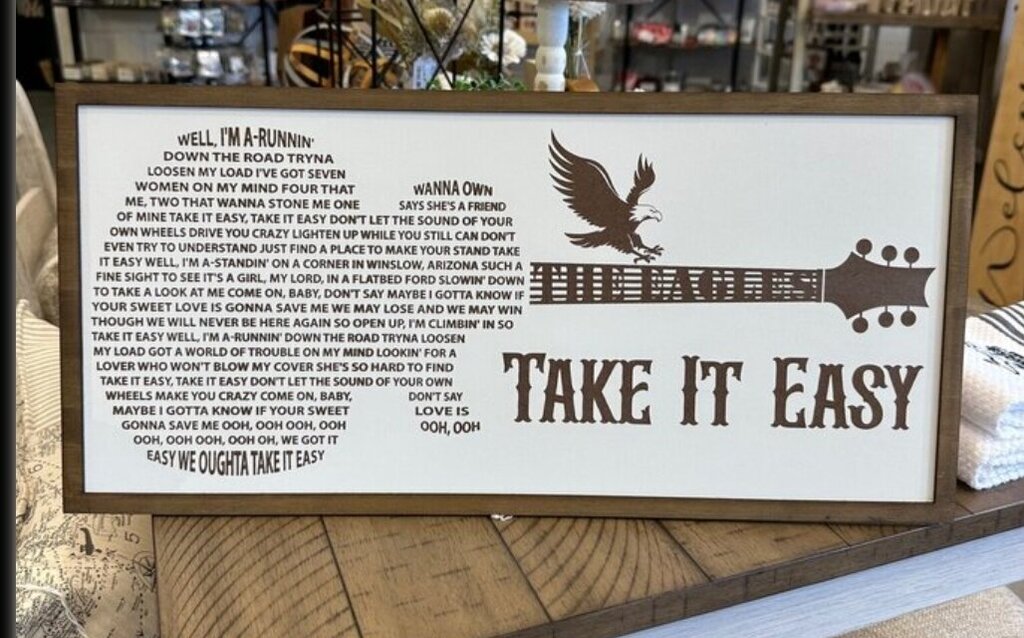 Song Lyric Signs