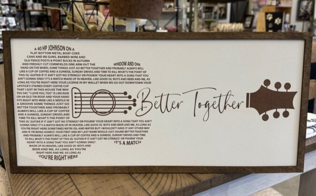 Song Lyric Signs