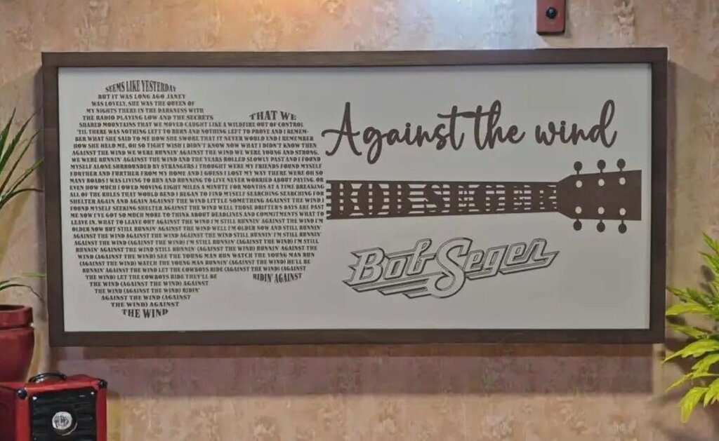 Song Lyric Signs