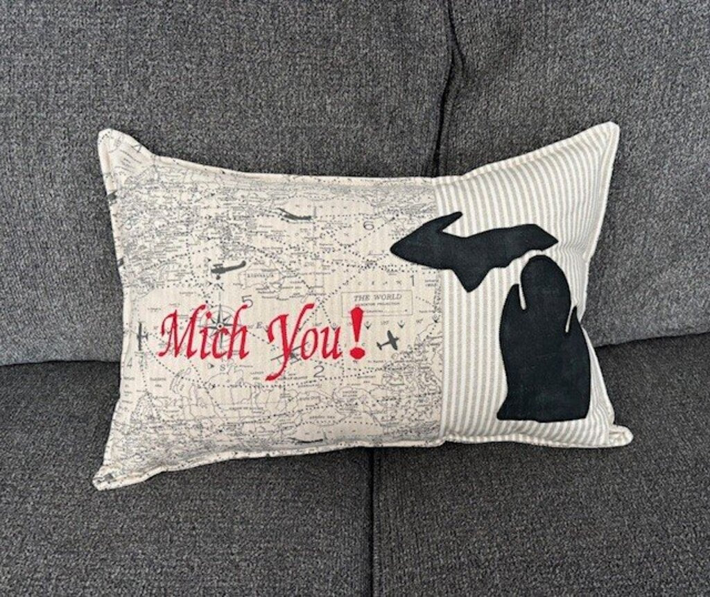 Lumbar "Mich You" Pillow