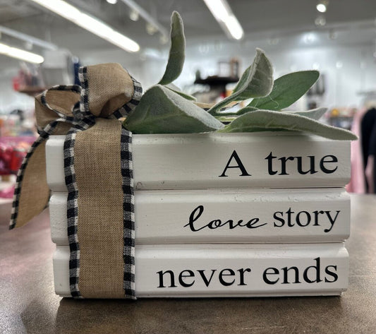 True Love Book Stack
