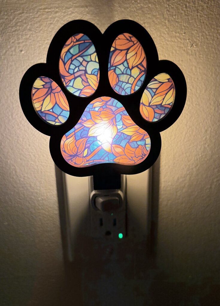 Night Light - Paw