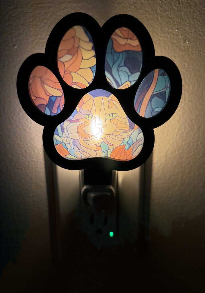 Night Light - Paw