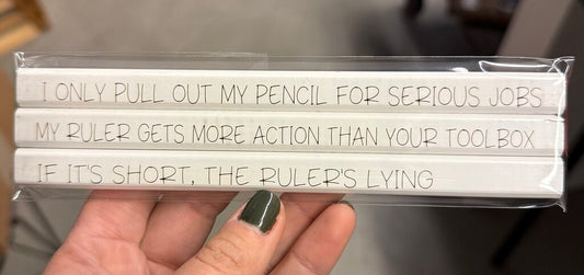 Engraved Carpenter Pencils - Set of 3