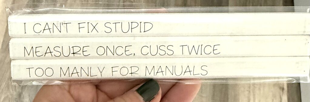 Engraved Carpenter Pencils - Set of 3