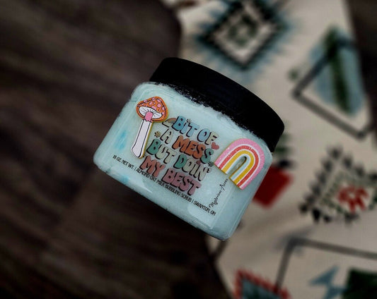 Large Scrubs Mysterious Acres