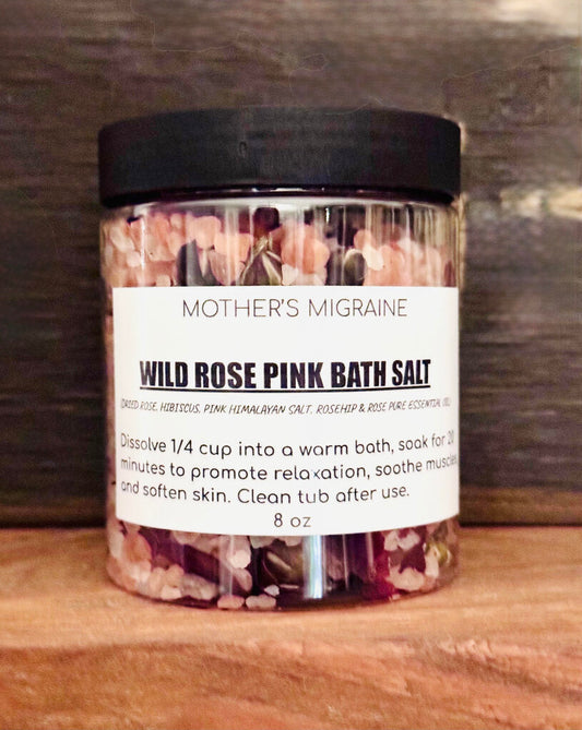 Rose Pink Bath Salt