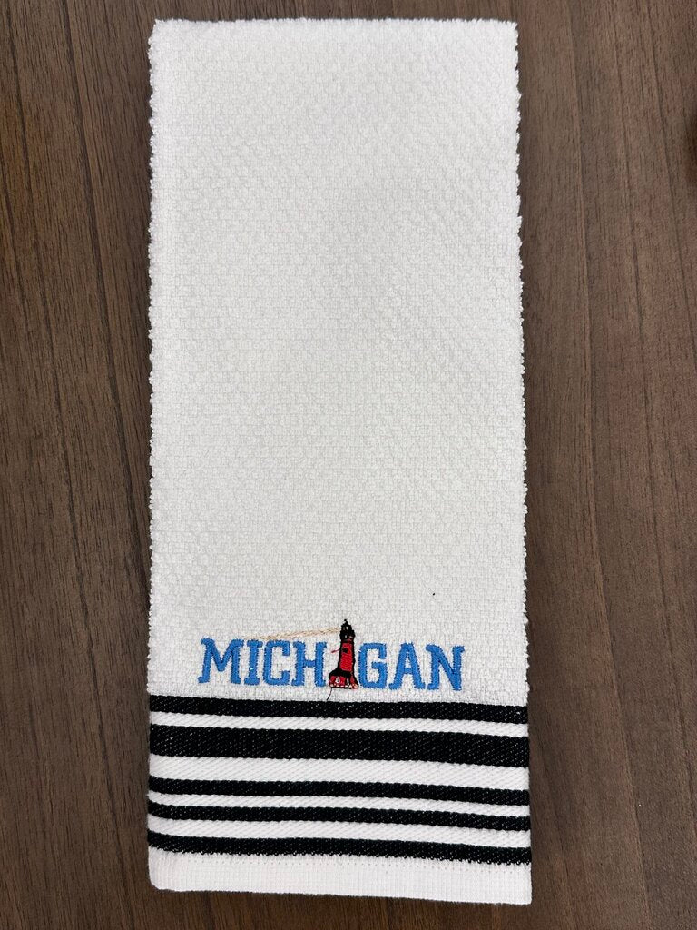 Michigan Lighthouse Towel